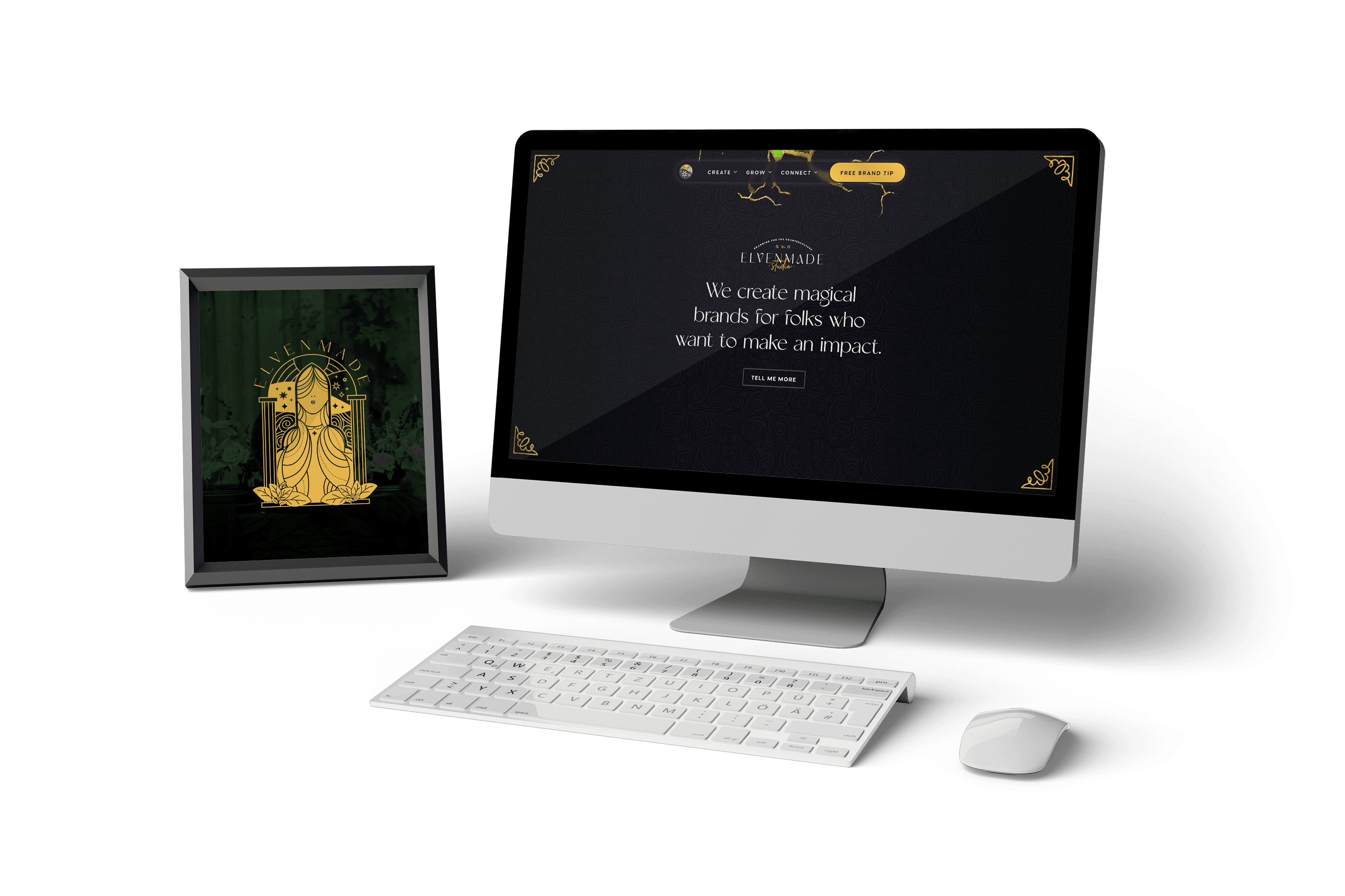 Elvenmade Desk Mockup